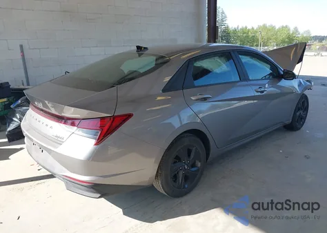 2022 Hyundai Elantra Hybrid Blue из США, поврежденный, VIN KMHLM4AJ0NU013598